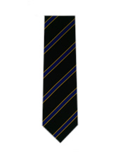 Tie (Black/Blue/Gold) - De Lisle College